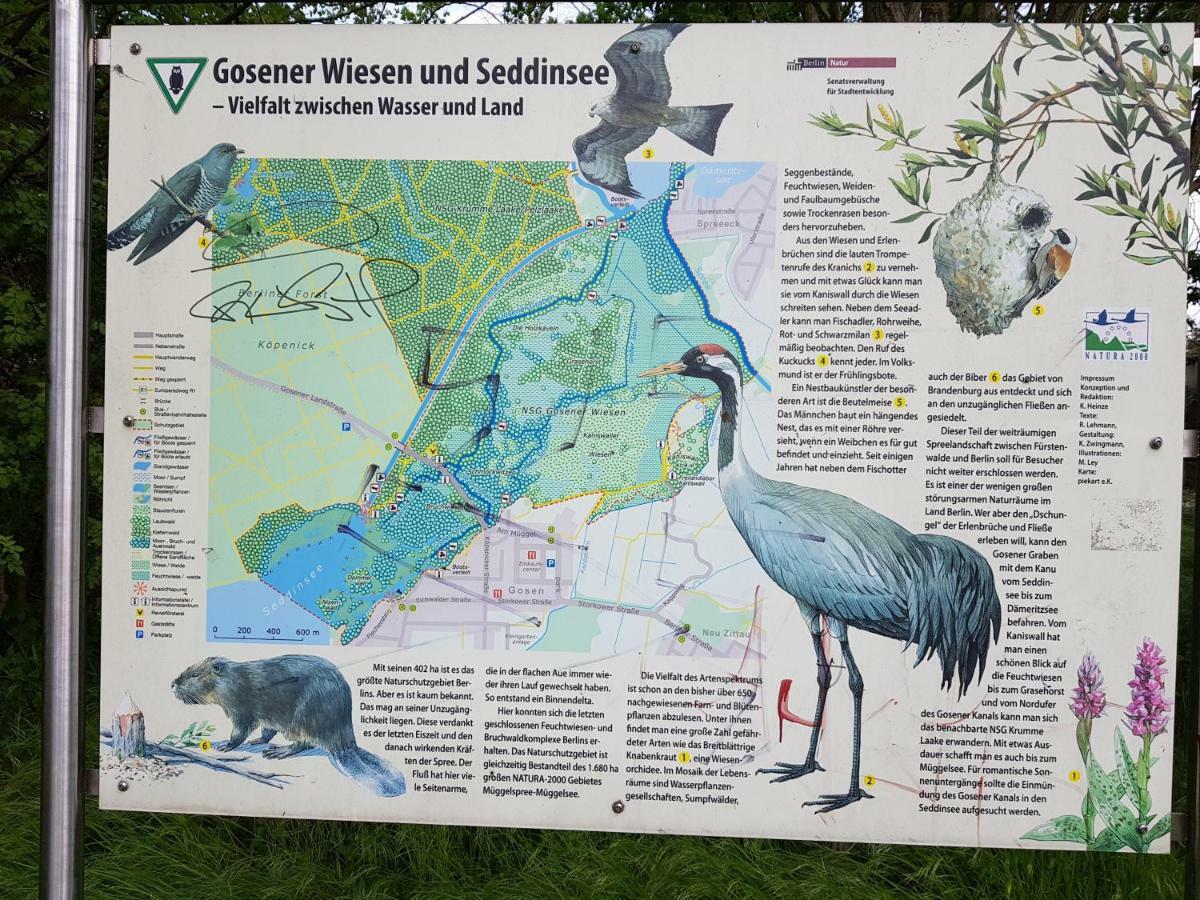Gemuetliche Idylle Am Seddinsee Gosen Eksteriør billede